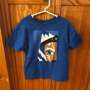 Star Wars Blue Kids T-Shirt with Character Graphic